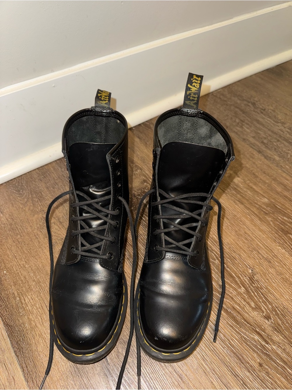 Dr. Martens Black Leather Boots